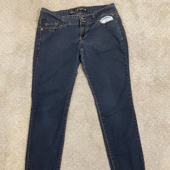Grane Junior Straight Leg Distressed Jeans sz 13 EUC - Picture 5 of 10